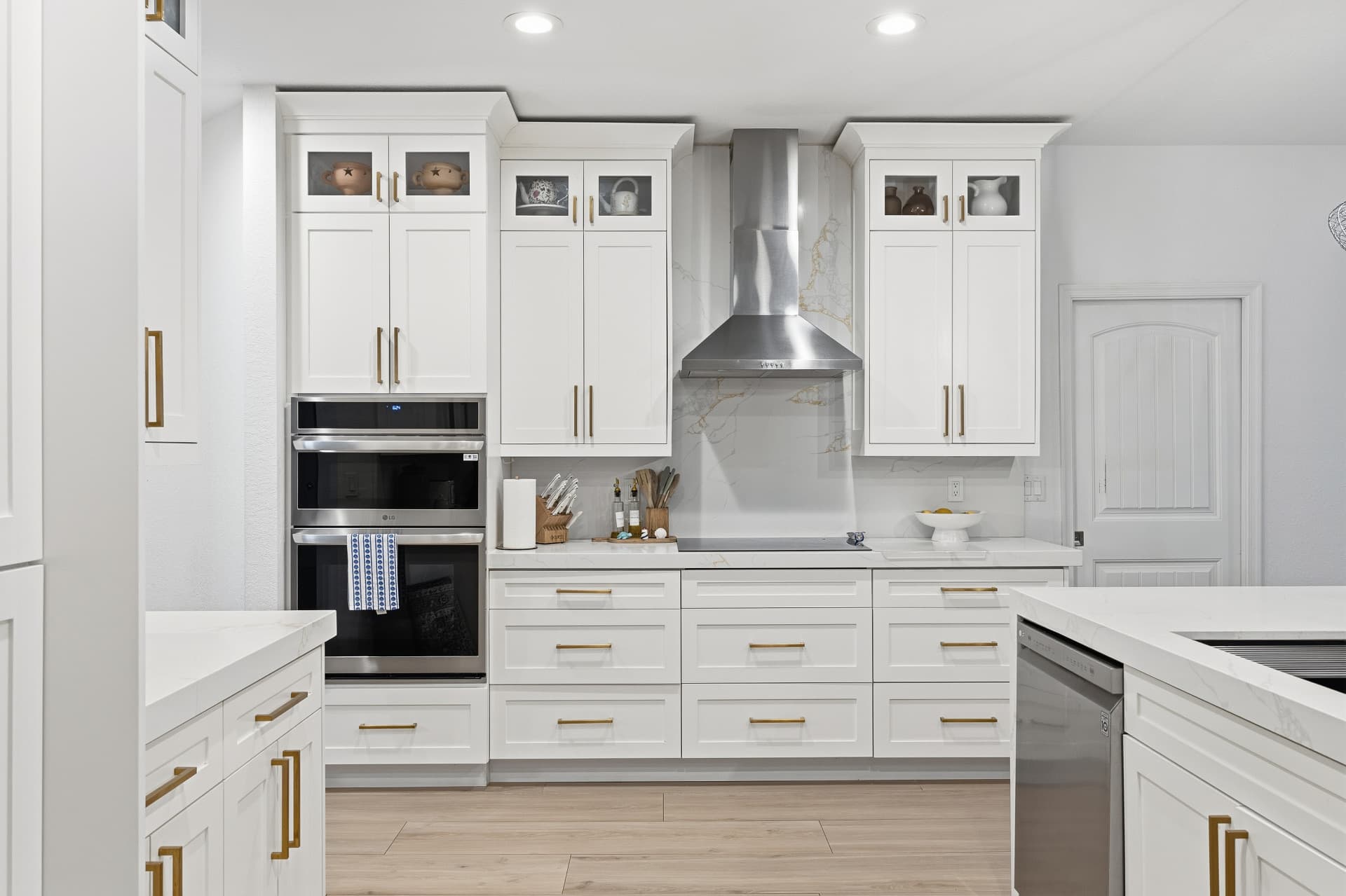 Sample bedroom photograph with natural color and corrected verticals