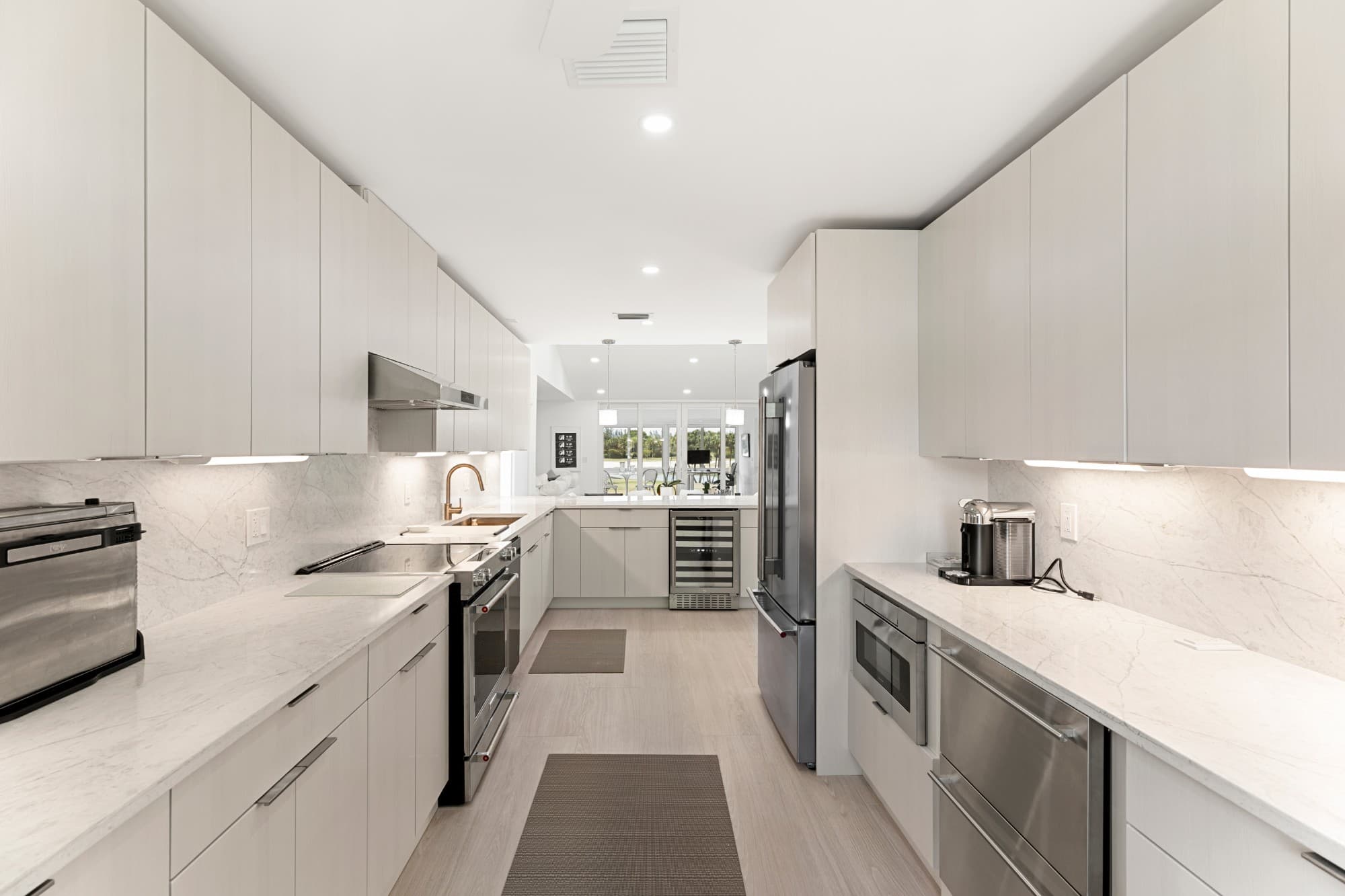 Kitchen photographed in Palm Beach County